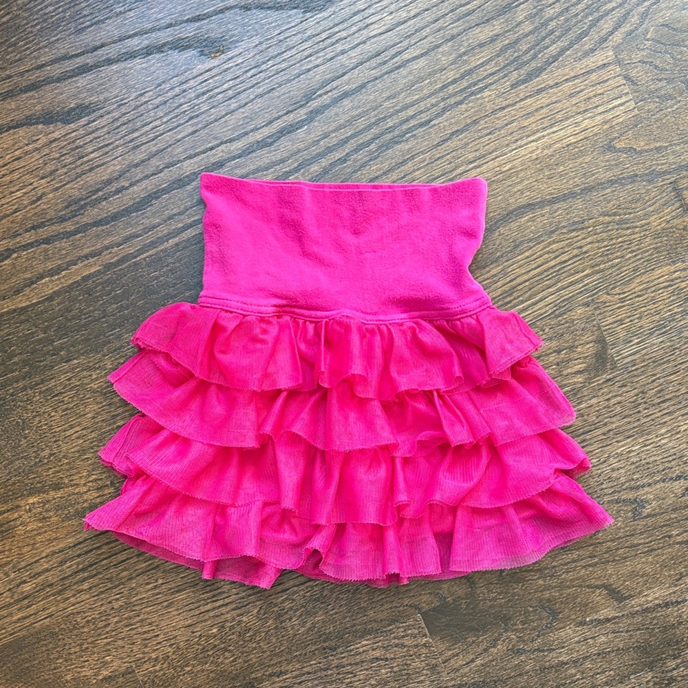 The Children's Place Bright Pink Layered Skirt